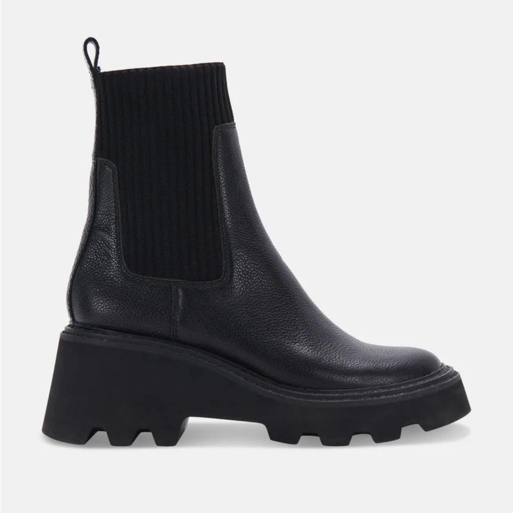 Dolce Vita Hoven H2O leather boot, black, size 7